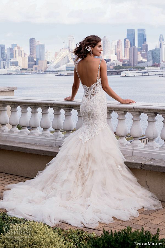 Les robes de mariée robe de mariée sirène les mariées à new york idée robe chic