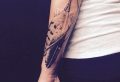 La signification du tatouage plume. 62 photos et conseils comment la déchiffrer et adopter