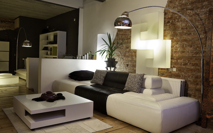canapé design salon moderne idée deco originale séjour