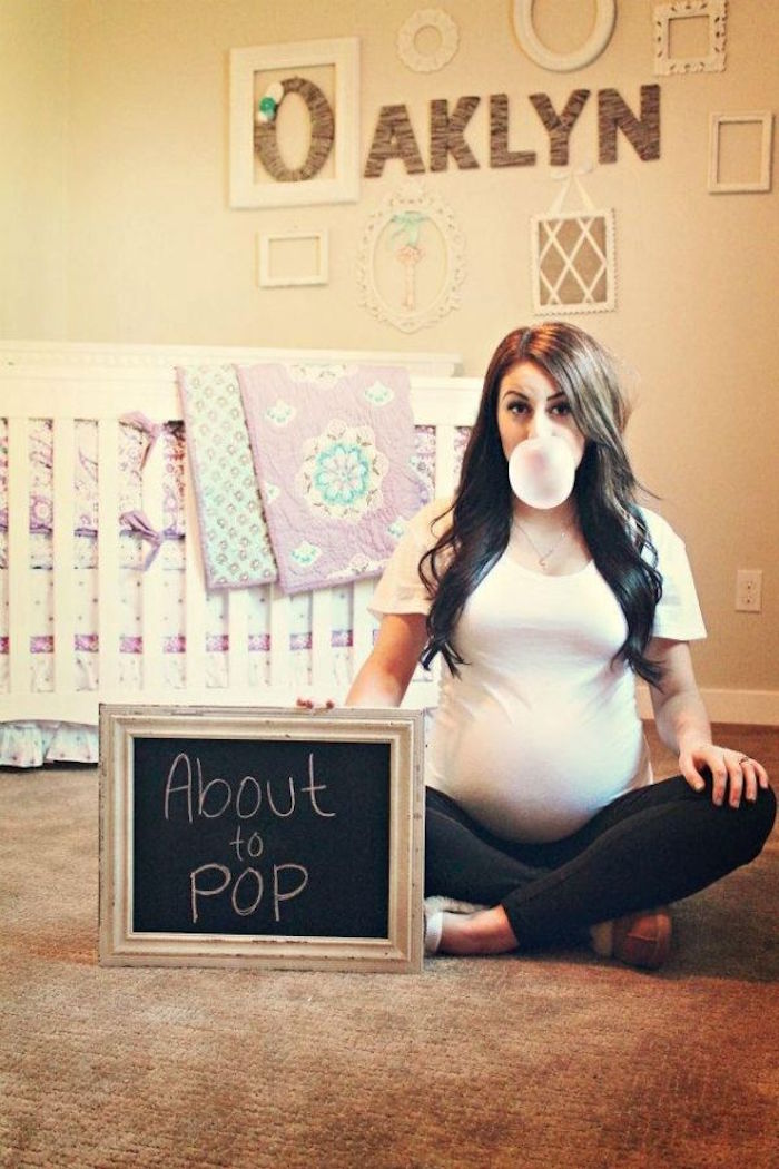photographie femme enceinte photographe grossesse humour chambre enfant idée souvenir naissance