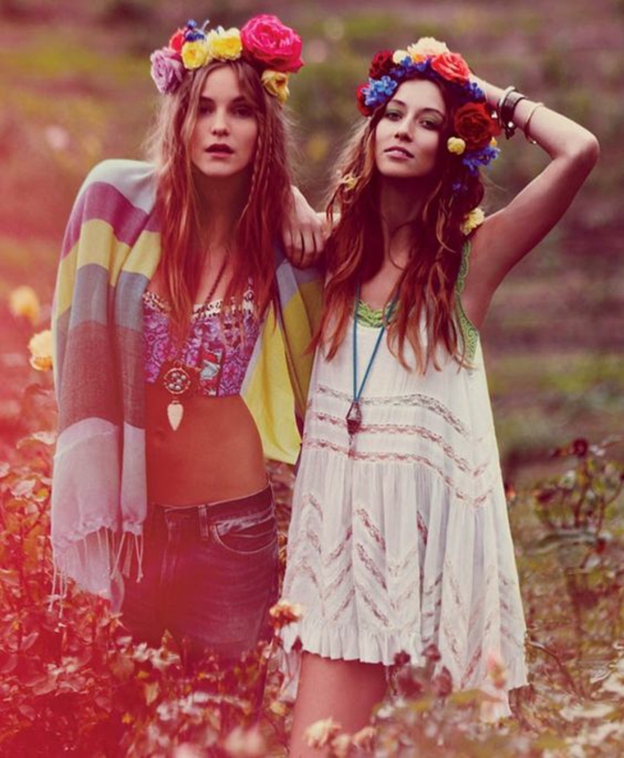 Les hippies aujourd hui vetement hippie femme tenue