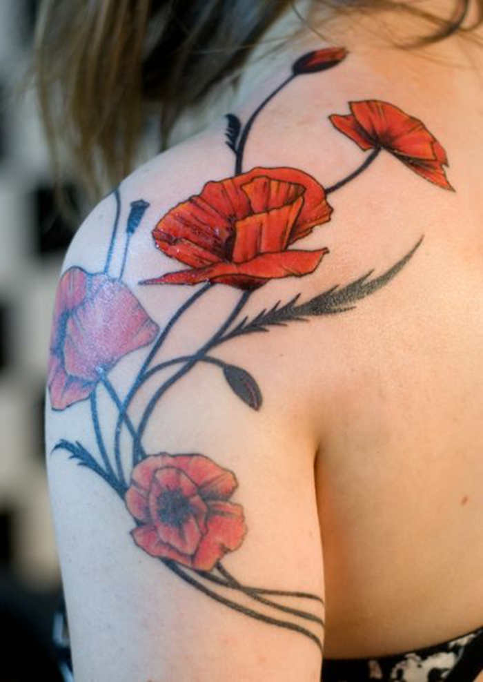 1001 Dessins De Tatouage Fleur Et Leurs Significations