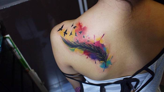 1001 Significations Et Designs Du Tatouage Plume