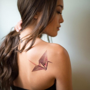 L'esthétique géométrique du tatouage origami en 70 photos