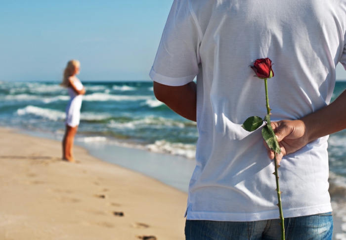 Les plus belles images d amour photos amoureux photo d amour couple rose cadeau plage