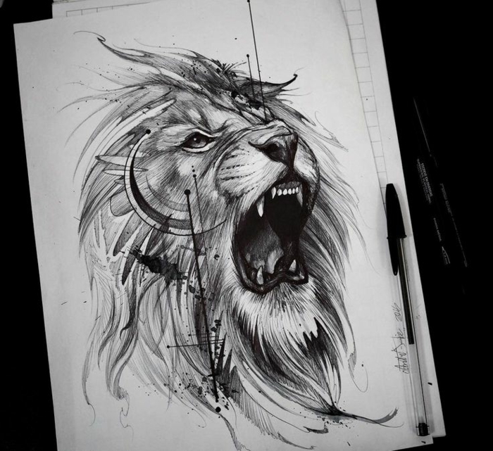 Dessin De Lionceau Realiste Get Images Two