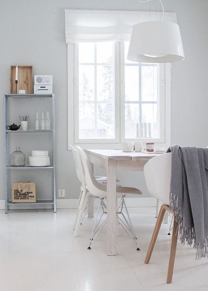 cuisine scandinave style design suédois lumineux couleur qui se marie avec le gris et blanc