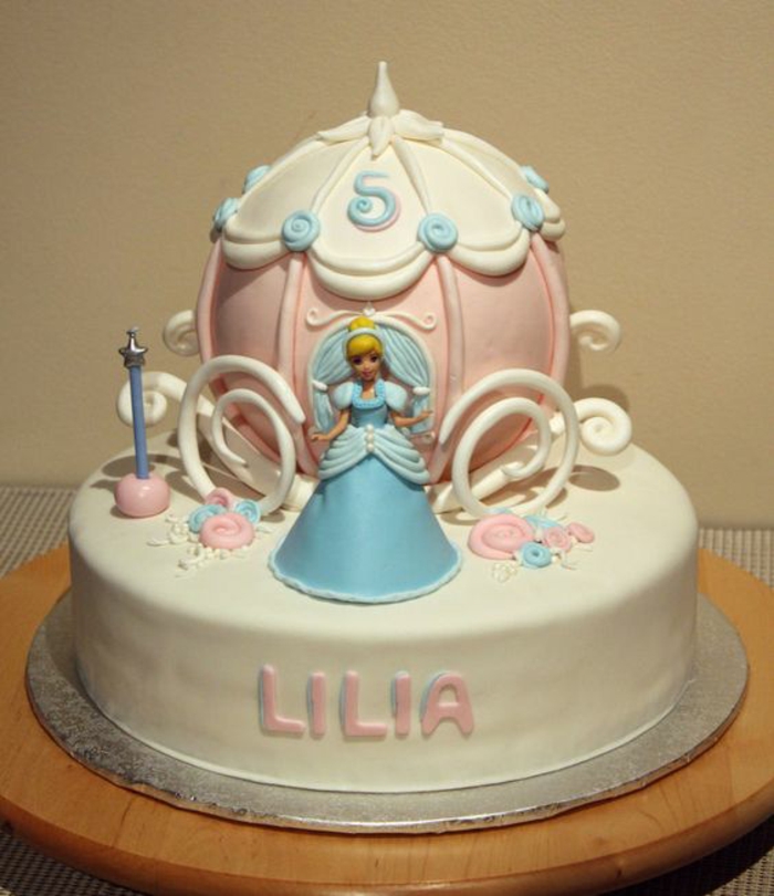 Comment faire un gateau d anniversaire pour fille princesse cake cendrillon