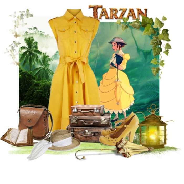 fashion-robes-sahariennes-pour-femme-veste-safari-femme-chouette-idée-robe-jane-tarzan Vetement saharienne jupe chemise robe saharienne beige s habiller comme Jane de Tarzan