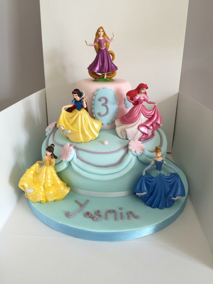 Gâteaux princesse gateau d anniversaire chateau de princesses Disney
