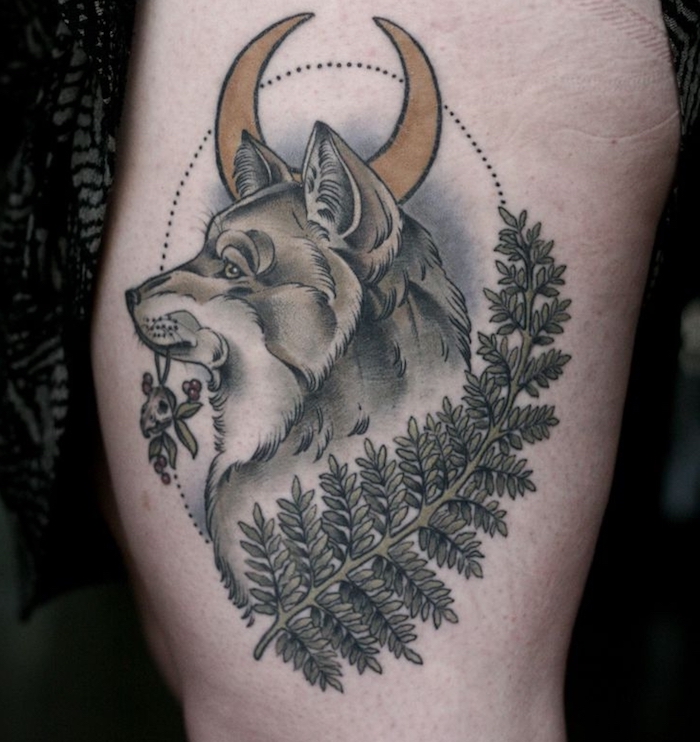 1001 Modèles De Tatouage Loup Pour Femmes Et Hommes