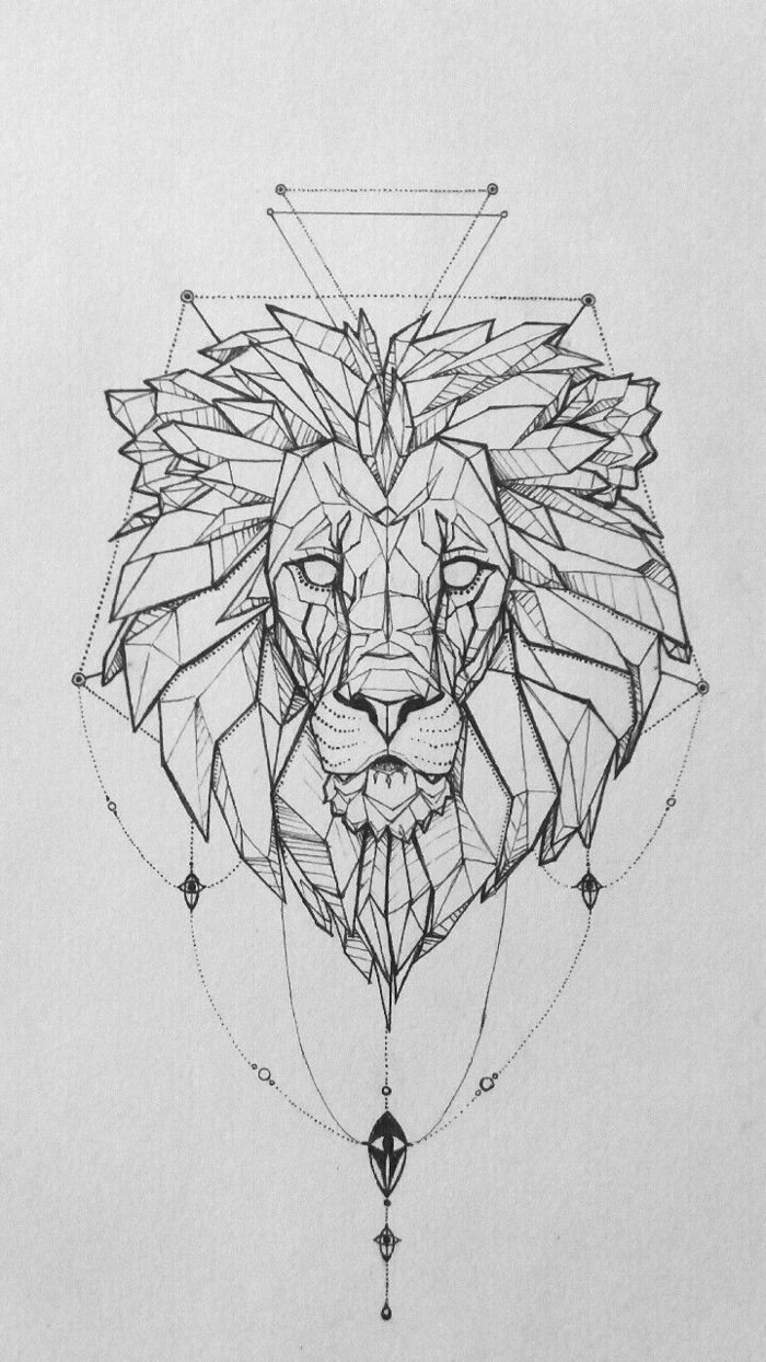 Tattoo lionne signification du signe lion cool idée tatouage animal noble