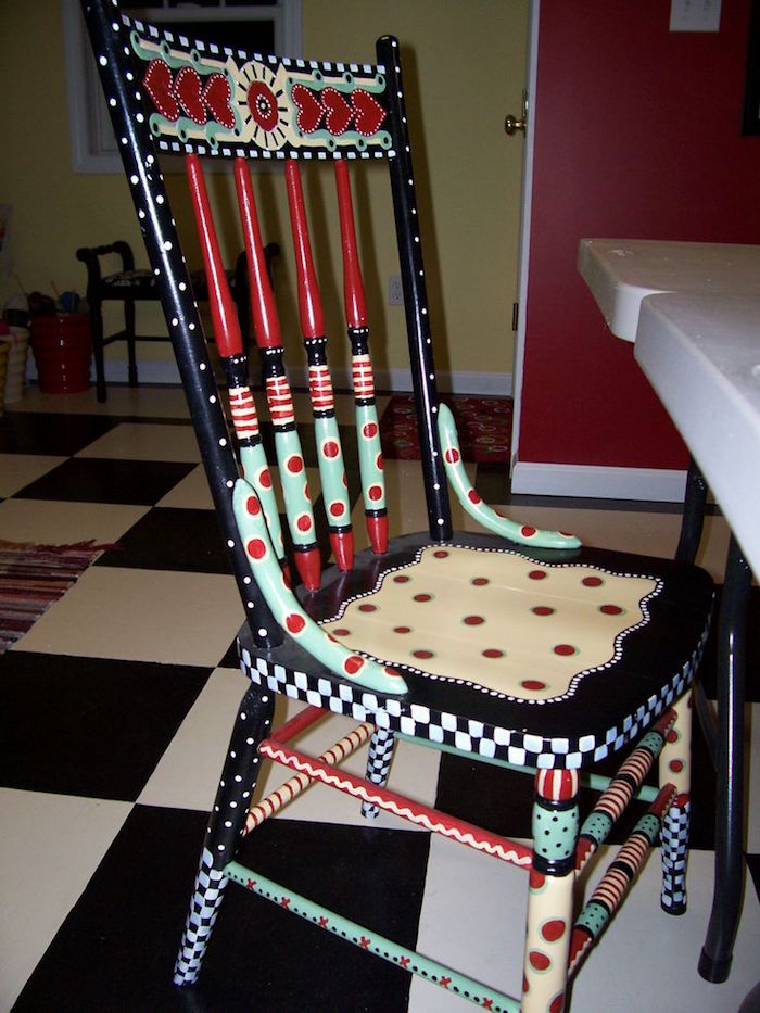 comment repeindre une chaise originale idée repeindre meuble
