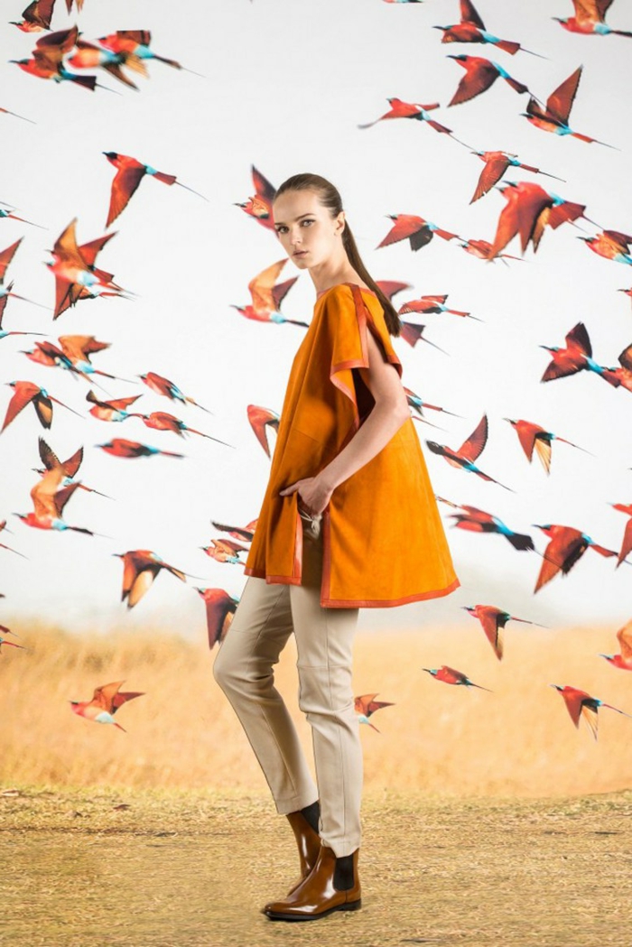 mode-robe-chemise-femme-robe-chemisier-fluide-robe-chemise-lin-idée-couleurs Safari robe saharienne kaki chemise robe robe devernois