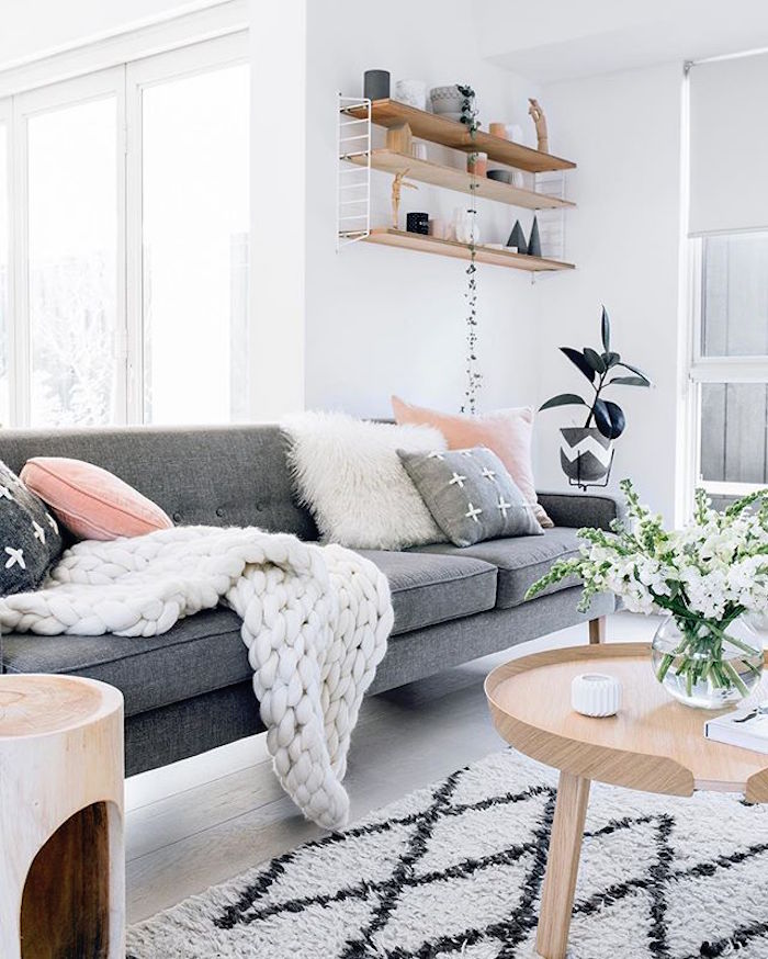 meubles style scandinave salon inspiration nordique