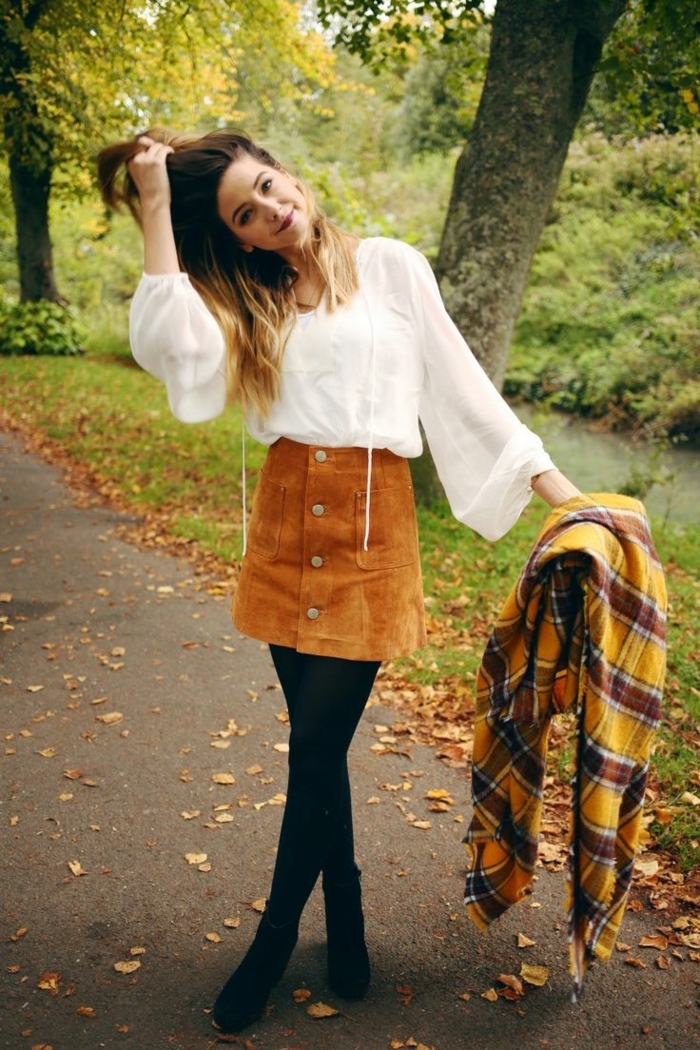 Admirable tenue avec bottines tenue chic décontractée automne Zoella