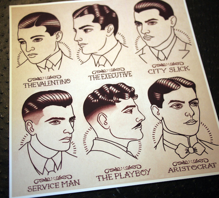 styles de coupes de cheveux homme années 30 20