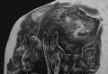 Significations et 77 modèles impressionnants du tatouage loup