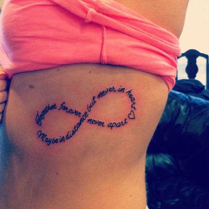 Tatouage Soeur Infini
