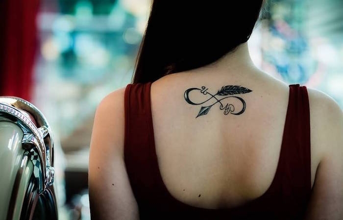 tatouage infinie symbole infini tatouages dans la nuque
