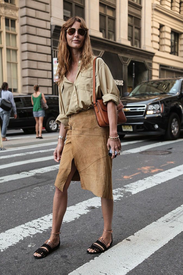 une-idée-robe-chemise-kaki-chemise-robe-femme-robe-liquette Jolie robe saharienne blanche robes devernois robe safari tenue