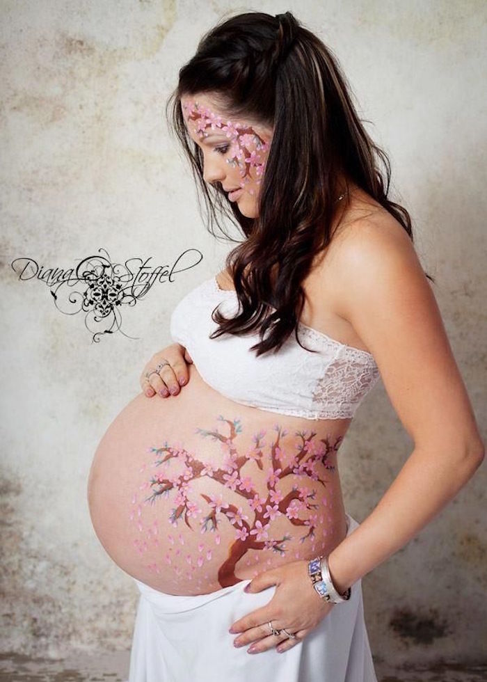 idée photo femme enceinte souvenir