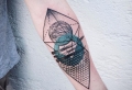Des formes géométriques dans la peau – plus de 60 idées pour un tatouage géométrique original