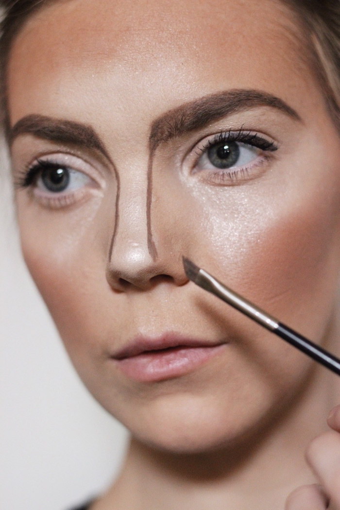 comment réaliser un maquillage halloween femme facile et impressionnant en recréant l'effet biche de snapchat