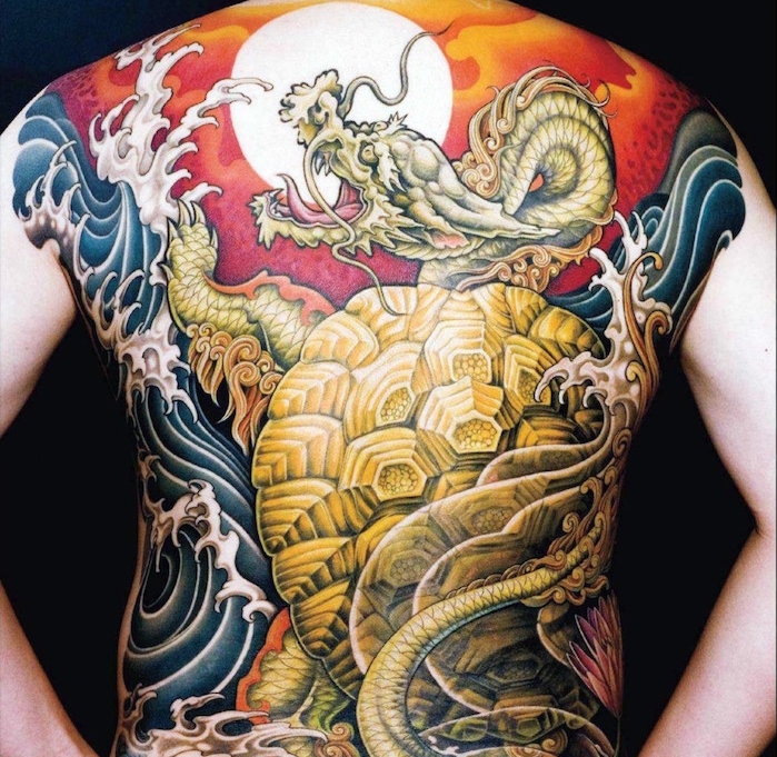 tatouage dragon japonais tattoo dos integral