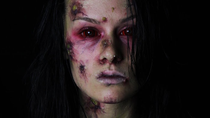 maquillage halloween déguisement mariée zombie