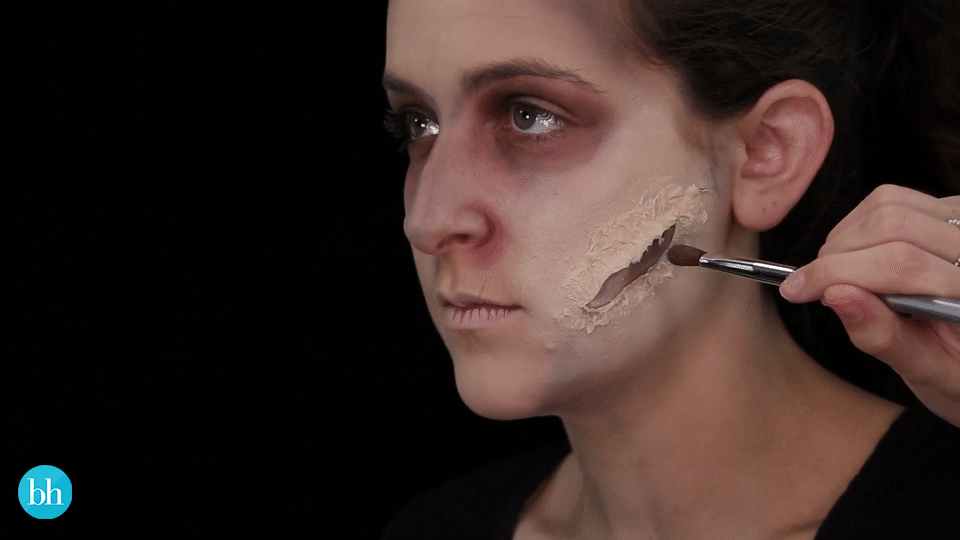 make up maquillage zombie halloween