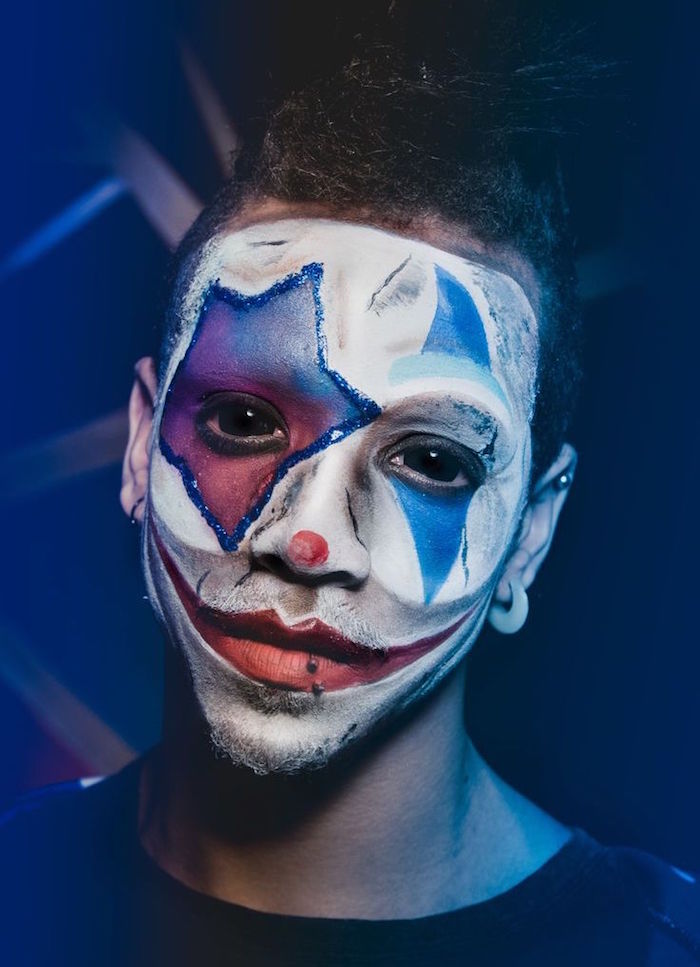 modele de maquillage clown homme