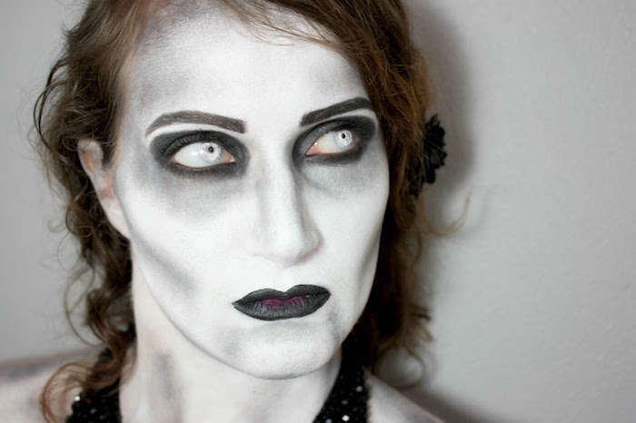 déguisement mariée zombie maquillage mort vivant squelette femme