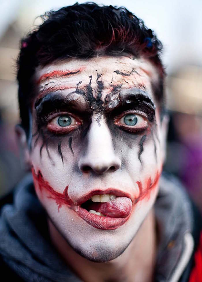 maquillage walking dead zombie homme