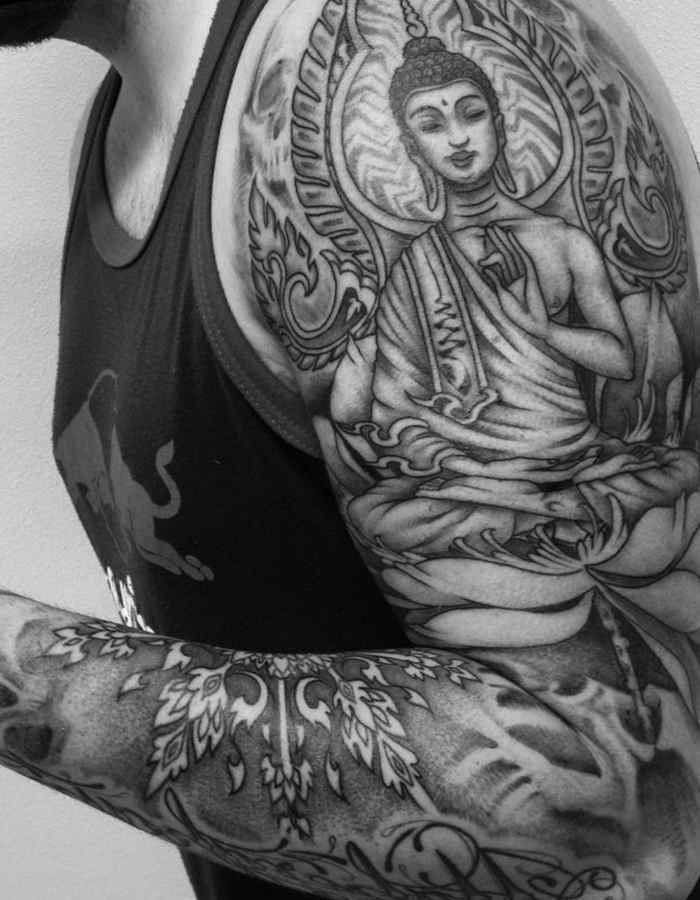 symboles bouddhiste tatouage spirituel symbole thailandais