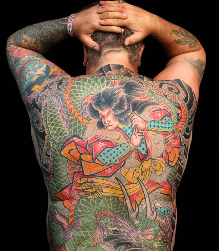  tattoo japonais yakuza dragon asiatique tatouage