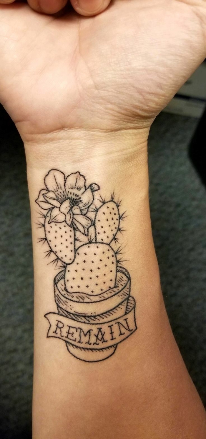 1001 + variantes du tatouage cactus et les significations