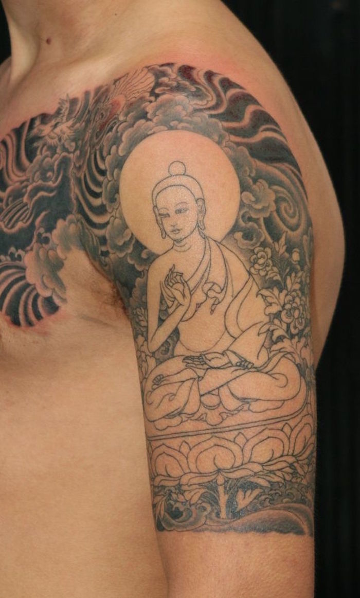 symbole tatouage hindou tattoo bouddha