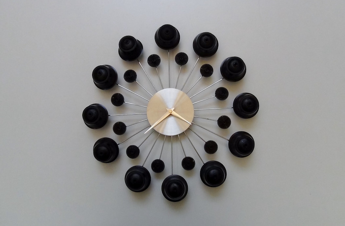 que faire avec des capsules nespresso fabriquer horloge diy capsule café