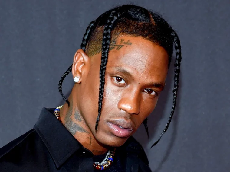 coiffure homme tresses colles travis scott