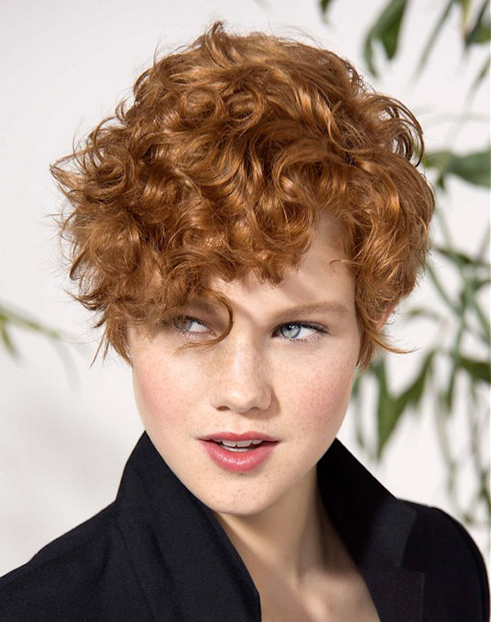 cheveux courts roux modele coiffure femme rousse