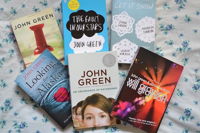 collection de livres de john green, littérature de jeunesse pour ados, cadeau de noel pour ado qui aime la lecture