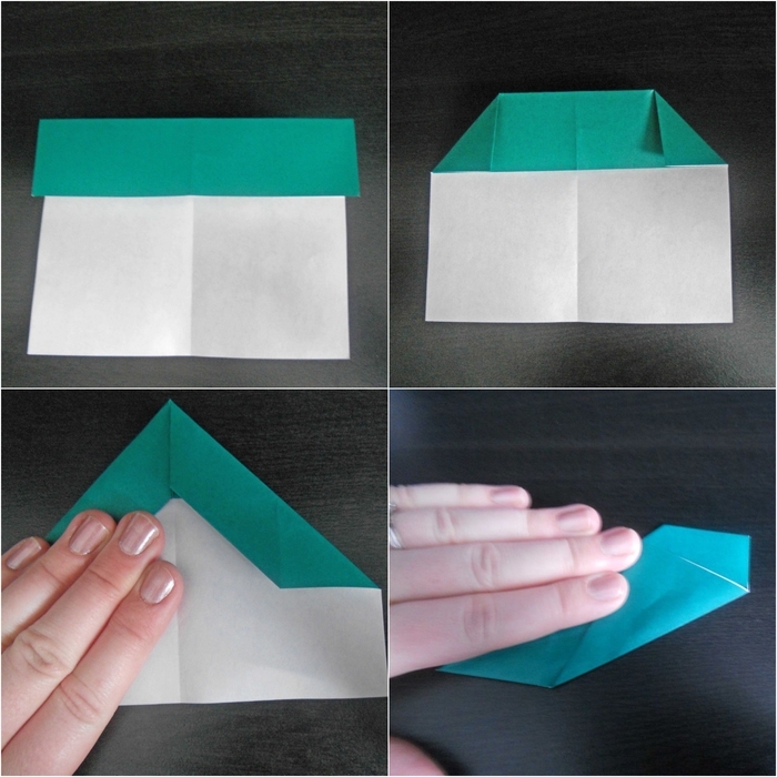 comment réaliser un avion en papier qui vole très bien à longue distance, tuto de pliage origami facile à reproduire