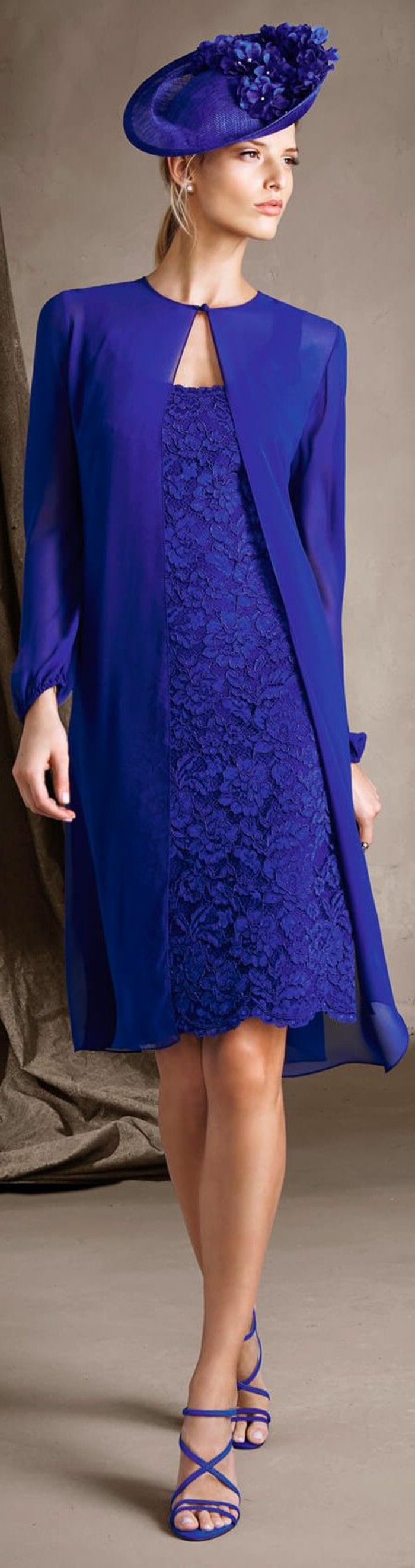 Robe De Cocktail Femme - Col En V Sans Manches - Fente Côté - Midi élégante - Soirée Mariage Ou événement