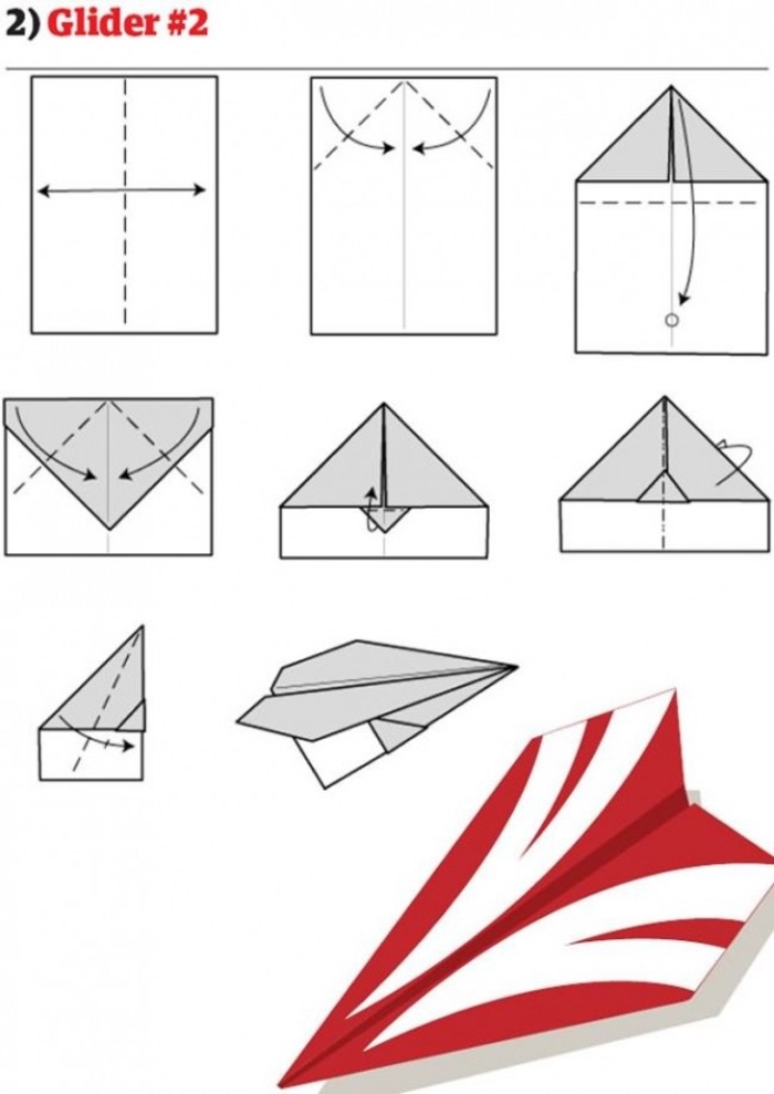 comment fabriquer un avion en papier planeur traditionnel qui plane bien
