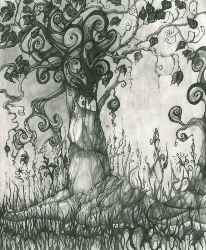 Arbre dessins dessin d arbre mort dessin arbre nu dessin complexe cool idée abstrait dessin noir et blanc