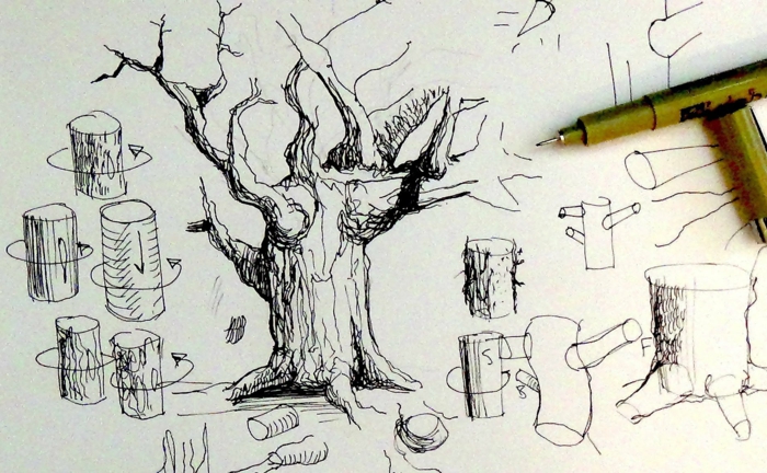 Arbre a dessiner beau dessin facil à réaliser dessin arbre
