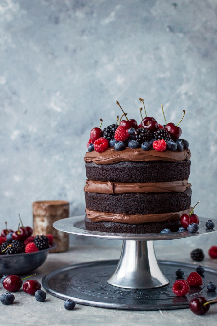 Cool gâteau d anniversaire original recette de gateau d anniversaire chocolat et fruits