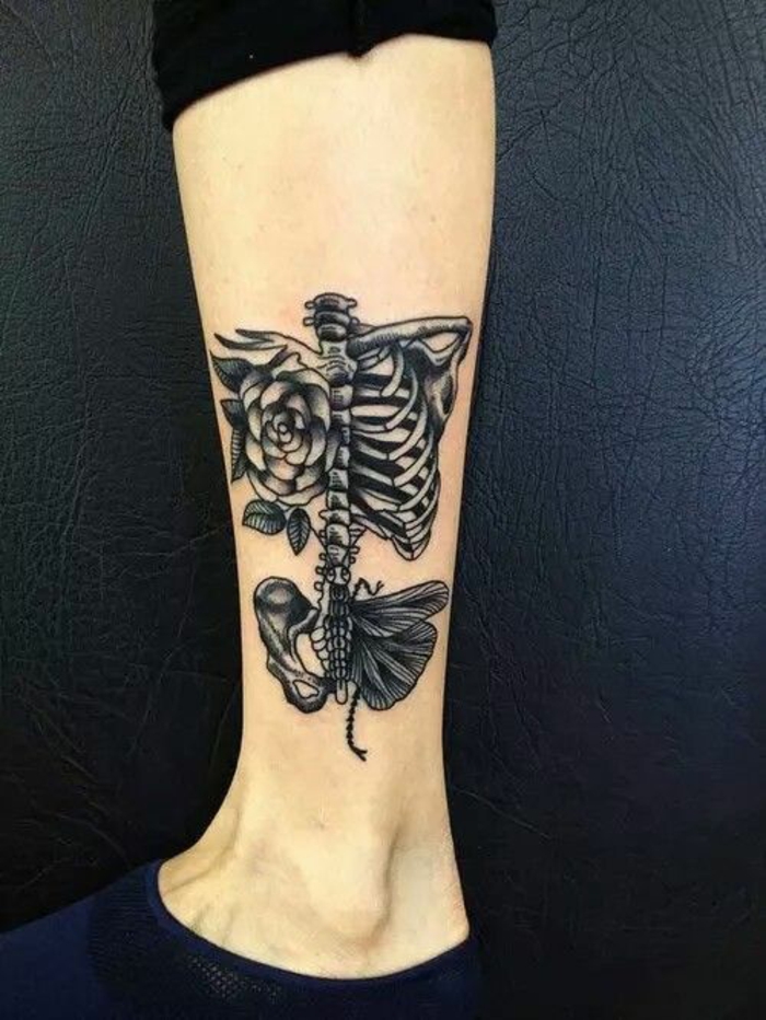 Tatoo bras homme tatouage sous les seins quel tatouage sur le pied cool squelette et fleurs