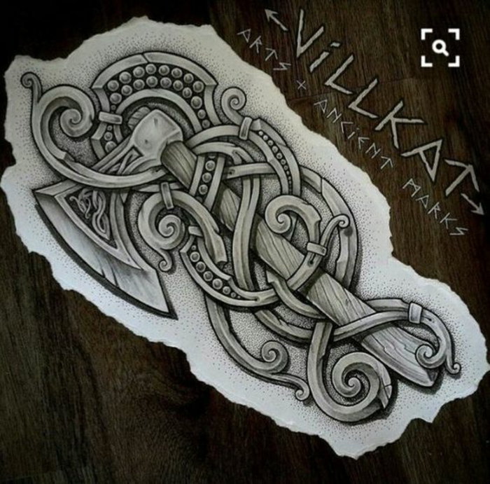 Rune viking signification tatouage signifiant la force